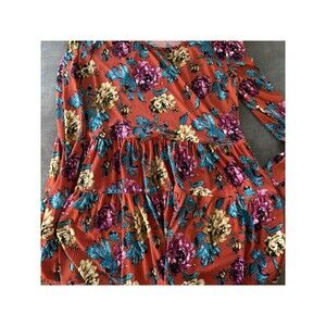 Stage Multi Colored Tiered Women’s Top